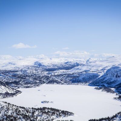 Snow-capped Mountain Under Blue Sky
